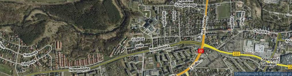 Zdjęcie satelitarne Kopicza Józefa, dr. ul.